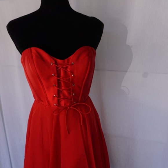 Rachel Allan Dresses & Skirts - 1102 Rachel Allan, Mini Dress, Red, Size 4